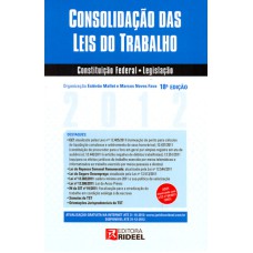 CONSOLIDAÇÃO DAS LEIS DE TRABALHO