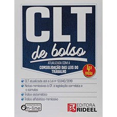 CONSOLIDAÇÃO DAS LEIS DO TRABALHO - CLT DE BOLSO - 4ª EDIÇÃO