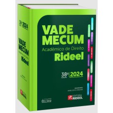 VADE MECUM ACADÊMICO DE DIREITO RIDEEL - 38ª EDIÇÃO - 2024 + PLANNER DE ESTUDOS