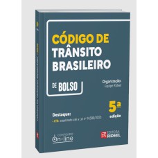 CÓDIGO DE TRÂNSITO BRASILEIRO - CTB DE BOLSO - 2024 RIDEEL