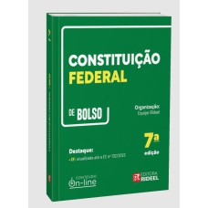 CONSTITUIÇÃO FEDERAL - CF DE BOLSO - 2024 RIDEEL