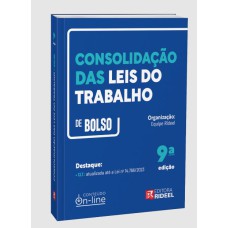 CONSOLIDAÇÃO DAS LEIS DO TRABALHO - CLT DE BOLSO - 2024 RIDEEL