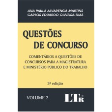 QUESTOES DE CONCURSO - VOL. 2 - COMENTARIOS A QUESTOES DE CONCURSOS PARA A - 3