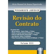 REVISÃO DO CONTRATO - PENSAMENTO JURÍDICO - VOLUME XIII