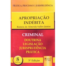 APROPRIAÇÃO INDÉBITA - PPJ CRIMINAL VOL. 8