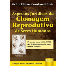 ASPECTOS JURÍDICOS DA CLONAGEM REPRODUTIVA DE SERES HUMANOS - ATUALIZADA DE ACORDO COM A LEI 11.105/05 (LEI DE BIOSSEGURANÇA) E COM O DECRETO 5.591/05