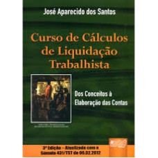 CURSO DE CÁLCULOS DE LIQUIDACAO TRABALHISTA - DOS CONCEITOS A ELABORAÇÃO DAS CONTAS