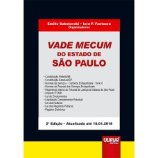 VADE MECUM DO ESTADO DE SÃO PAULO - FORMATO: 21X30CM