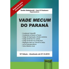 VADE MECUM DO PARANÁ - FORMATO ESPECIAL: 21X30CM