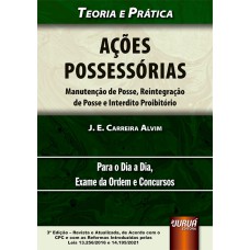 AÇÕES POSSESSÓRIAS - MANUTENÇÃO DE POSSE, REINTEGRAÇÃO DE POSSE E INTERDITO PROIBITÓRIO - TEORIA E PRÁTICA