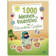 1000 ADESIVOS DE INCENTIVO P/ EDUC. CRISTÃOS