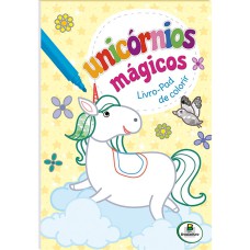 UNICÓRNIOS MÁGICOS - LIVRO-PAD DE COLORIR (AMARELO)