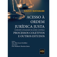 ACESSO À ORDEM JURÍDICA JUSTA (CONCEITO ATUALIZADO DE ACESSO À JUSTIÇA) - PROCESSOS COLETIVOS E OUTROS ESTUDOS