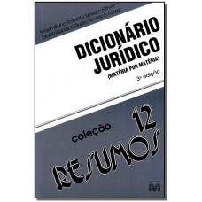 RESUMO (12) DICIONÁRIO JURÍDICO - 3 ED./2010