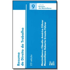 RESUMO (09) DIREITO DO TRABALHO - 25 ED./2015