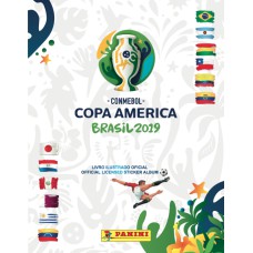 álbum copa América 2019 (capa dura) com 12 envelopes