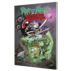 Rick and morty: dungeons & dragons: capa dura