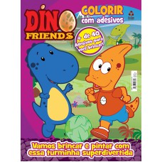 DINO FRIENDS COLORIR COM ADESIVOS 04