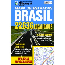 MAPA DE ESTRADAS BRASIL MAPOGRAF EDIÇÃO 05 - ESPIRAL