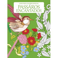 LIVRO PARA COLORIR ESPECIAL PASSAROS ENCANTADOS 01