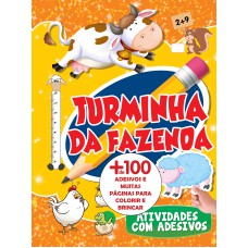 TURMINHA DA FAZENDA ATIVIDADES PARA COLORIR COM ADESIVOS