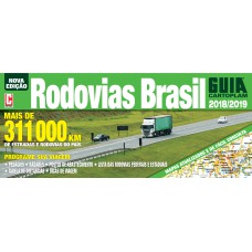 GUIA CARTOPLAM - RODOVIAS BRASIL 2018/2019 - CAPA EM PVC