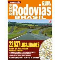 GUIA CARTOPLAM - RODOVIAS BRASIL - GIGANTE - 2018/2019