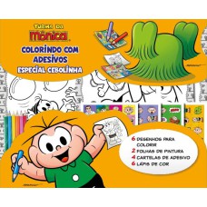 TURMA DA MÔNICA - COLORINDO COM ADESIVOS - ESPECIAL - CEBOLINHA