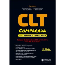 CLT COMPARADA COM A REFORMA TRABALHISTA - CONFORME MEDIDA PROVISÓRIA 808 DE 14.11.2017 E LEI 13.509 DE 22.11.2017