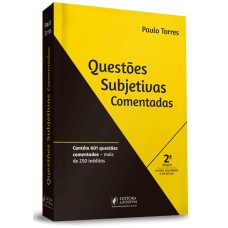 QUESTÕES SUBJETIVAS COMENTADAS