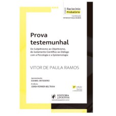 PROVA TESTEMUNHAL - DO SUBJETIVISMO AO OBJETIVISMO, DO ISOLAMENTO CIENTÍFICO AO DIÁLOGO COM A PSICOLOGIA E A EPISTEMOLOGIA