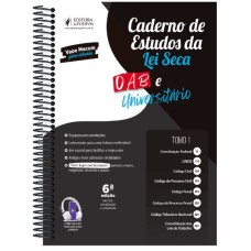 CADERNO DE ESTUDOS DA LEI SECA - UNIVERSITÁRIO E OAB