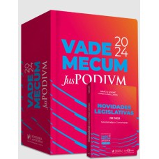 VADE MECUM JUSPODIVM -TRADICIONAL - CAPA ROSA (2024) - CONFORME LEI 14.811/24