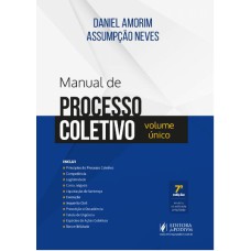 MANUAL DE PROCESSO COLETIVO - VOLUME ÚNICO