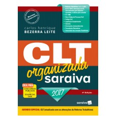 CLT ORGANIZADA SARAIVA 2017