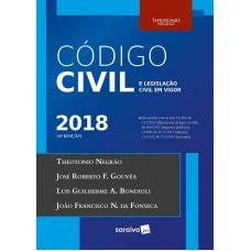 CÓDIGO DE PROCESSO CIVIL E LEGISLAÇÃO PROCESSUAL EM VIGOR 2018