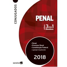 PENAL - CÓDIGOS 3 EM 1 - PENAL, PROCESSO PENAL E CONSTITUIÇÃO FEDERAL