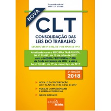 CLT 2018 - CONSOLIDAÇÃO DAS LEIS DO TRABALHO 