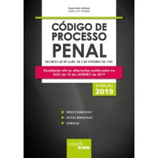 CÓDIGO DE PROCESSO PENAL 2019 - MINI