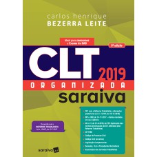 CLT ORGANIZADA SARAIVA - 6ª EDIÇÃO DE 2019