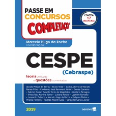 PASSE EM CONCURSOS - COMPLETAÇO - CESPE (CEBRASPE) - TEORIA UNIFICADA E QUESTÕES COMENTADAS