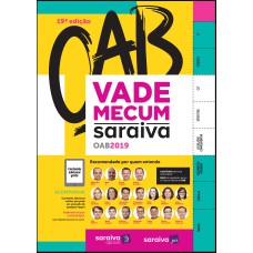 VADE MECUM SARAIVA OAB 2019 - 19ª EDIÇÃO DE 2019