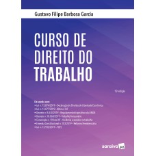 CURSO DE DIREITO DO TRABALHO - 15ª ED. 2020