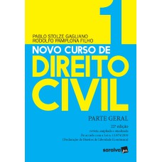 NOVO CURSO DE DIREITO CIVIL VOL 1 - PARTE GERAL - 22ª ED. 2020