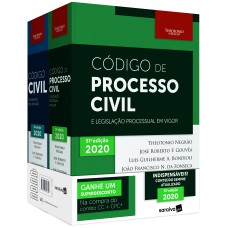 COMBO - CÓDIGO CIVIL + CÓDIGO DE PROCESSO CIVIL + CINTA - 12ª EDIÇÃO 2020