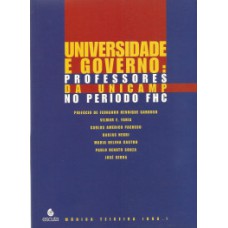 Universidade e governo: professores da Unicamp no período FHC