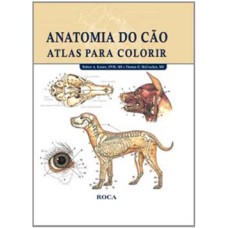 Anatomia do cão: Atlas para colorir