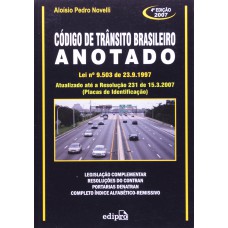 CÓDIGO DE TRÂNSITO BRASILEIRO ANOTADO: LEI Nº 9.503/1997