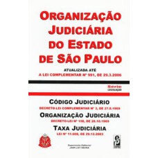 ORGANIZAÇÃO JUDICIÁRIA DO ESTADO DE SÃO PAULO