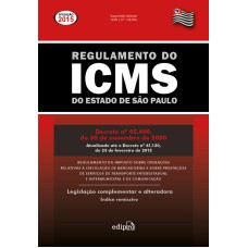 REGULAMENTO DO ICMS DO ESTADO DE SÃO PAULO